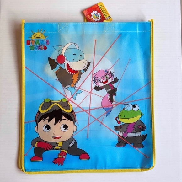 Ryans World Cool blue Gil & Alpha Lexa tote bag - Picture 1 of 2